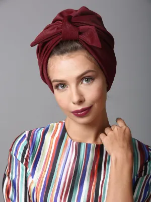 Fashion turban in Burdungy
