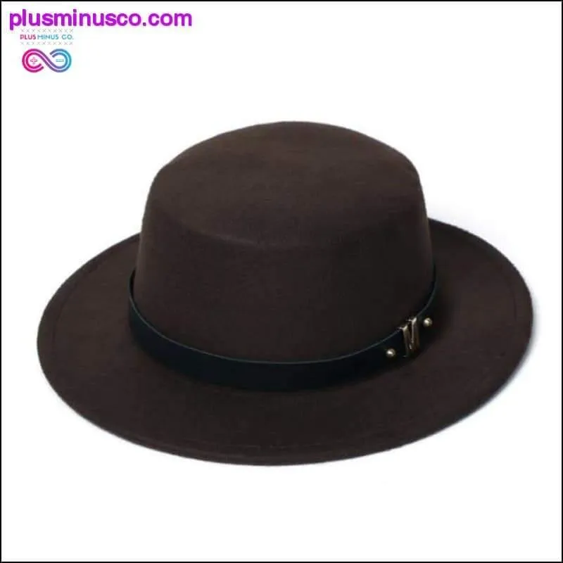 Fashionable Vintage Fedora Hat at PlusMinusCo.com