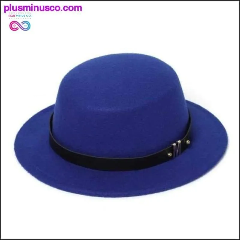 Fashionable Vintage Fedora Hat at PlusMinusCo.com