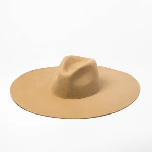 Green Woolen Jazz Top Hat Catwalk Style Felt Hat
