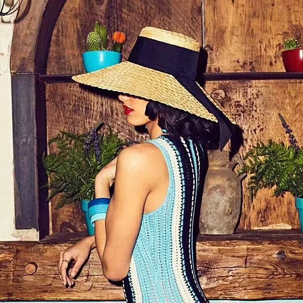 Handmade Wind Brim Beach Hat