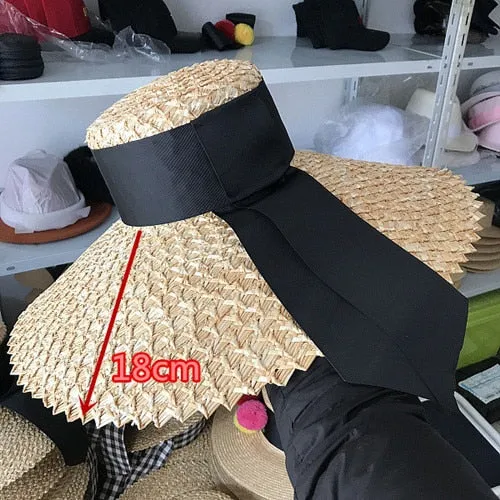Handmade Wind Brim Beach Hat