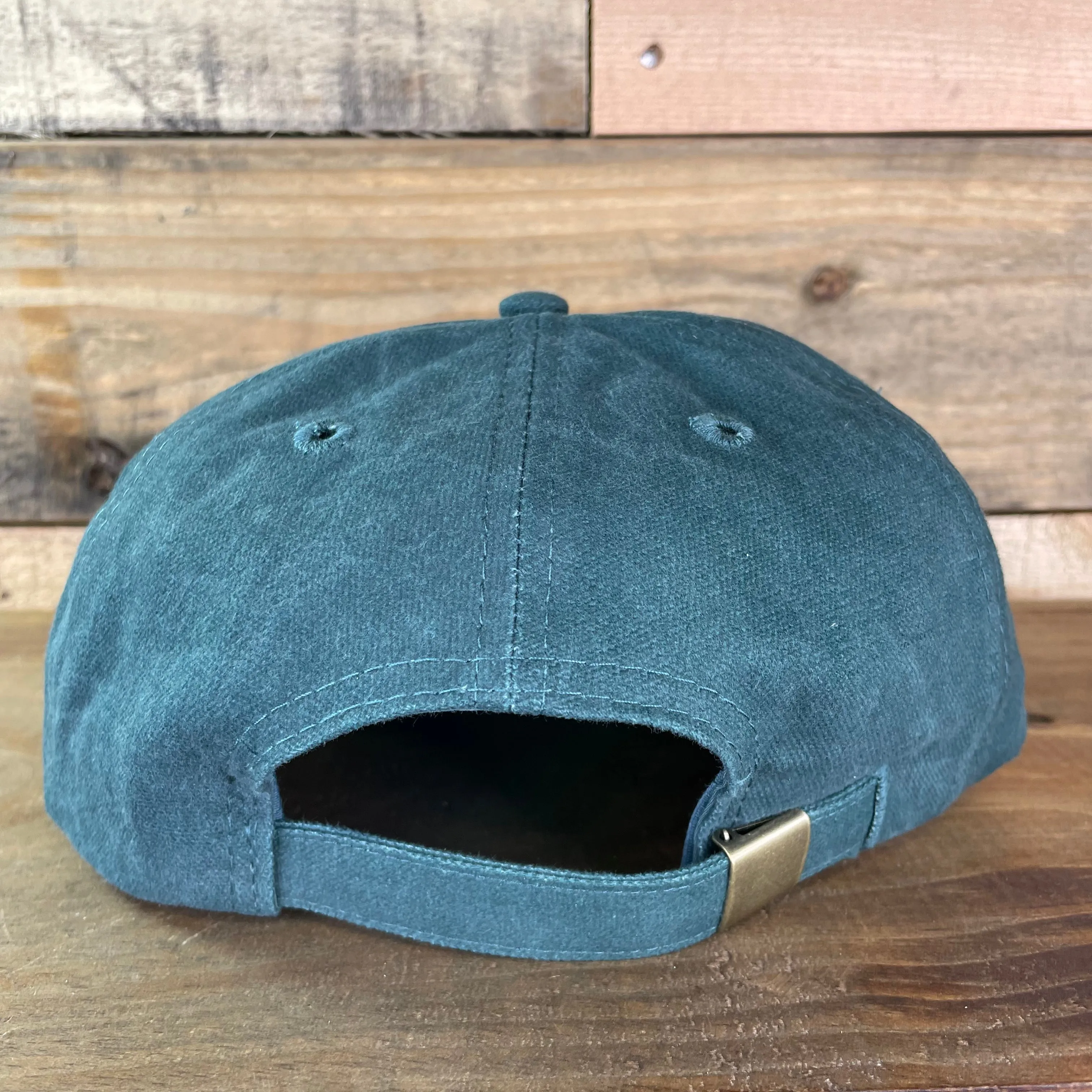 I’m Going NUCKIN Futz Vintage Custom Embroidered Dark Green Mid Crown Baseball Flat Brim Adjustable Strap Back Cap Hat