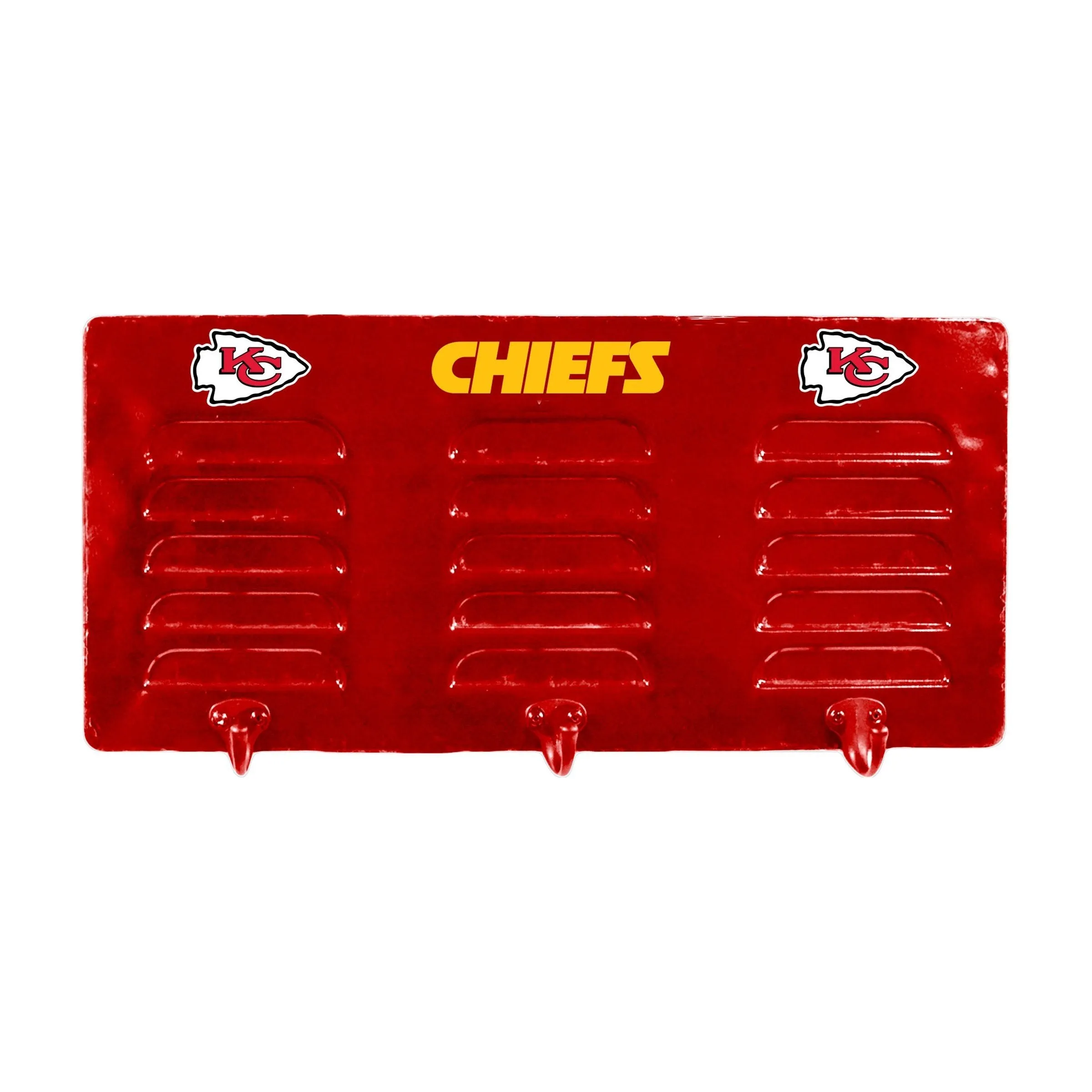 Imperial Kansas City Chiefs 3 Hook Metal Locker Coat Rack