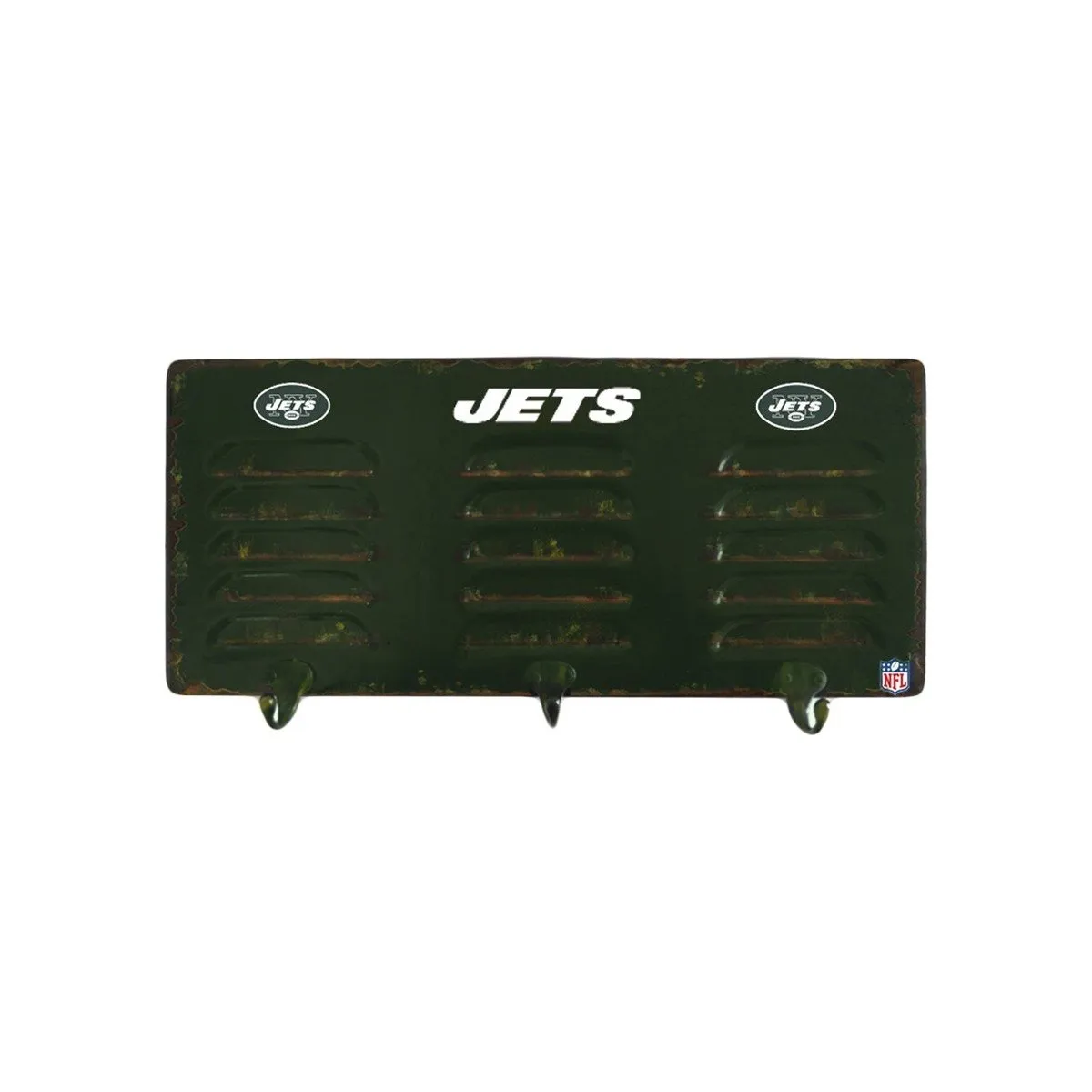 Imperial New York Jets 3 Hook Metal Locker Coat Rack