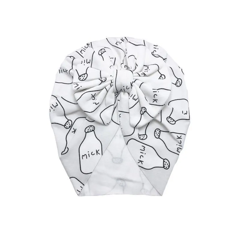 Infant Baby Headbands Solid Cotton Knot Turban Headband For Girls  Beanie Hat Headwear For Girls