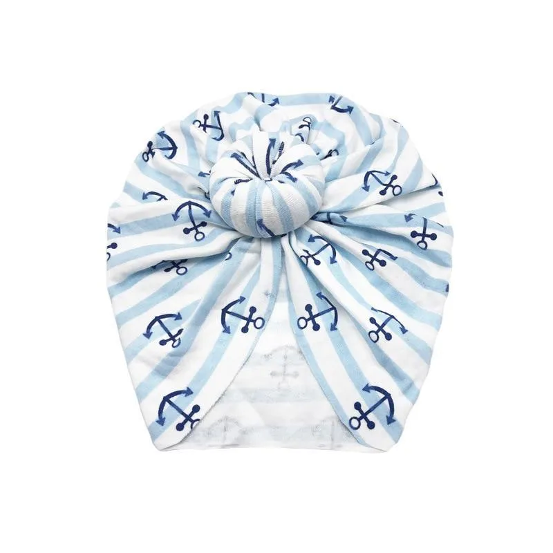 Infant Baby Headbands Solid Cotton Knot Turban Headband For Girls  Beanie Hat Headwear For Girls