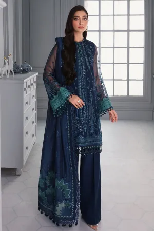 Jazmin Embroidered Chiffon 2022 | IRÍS LUXURY EDITION | SEASHELL