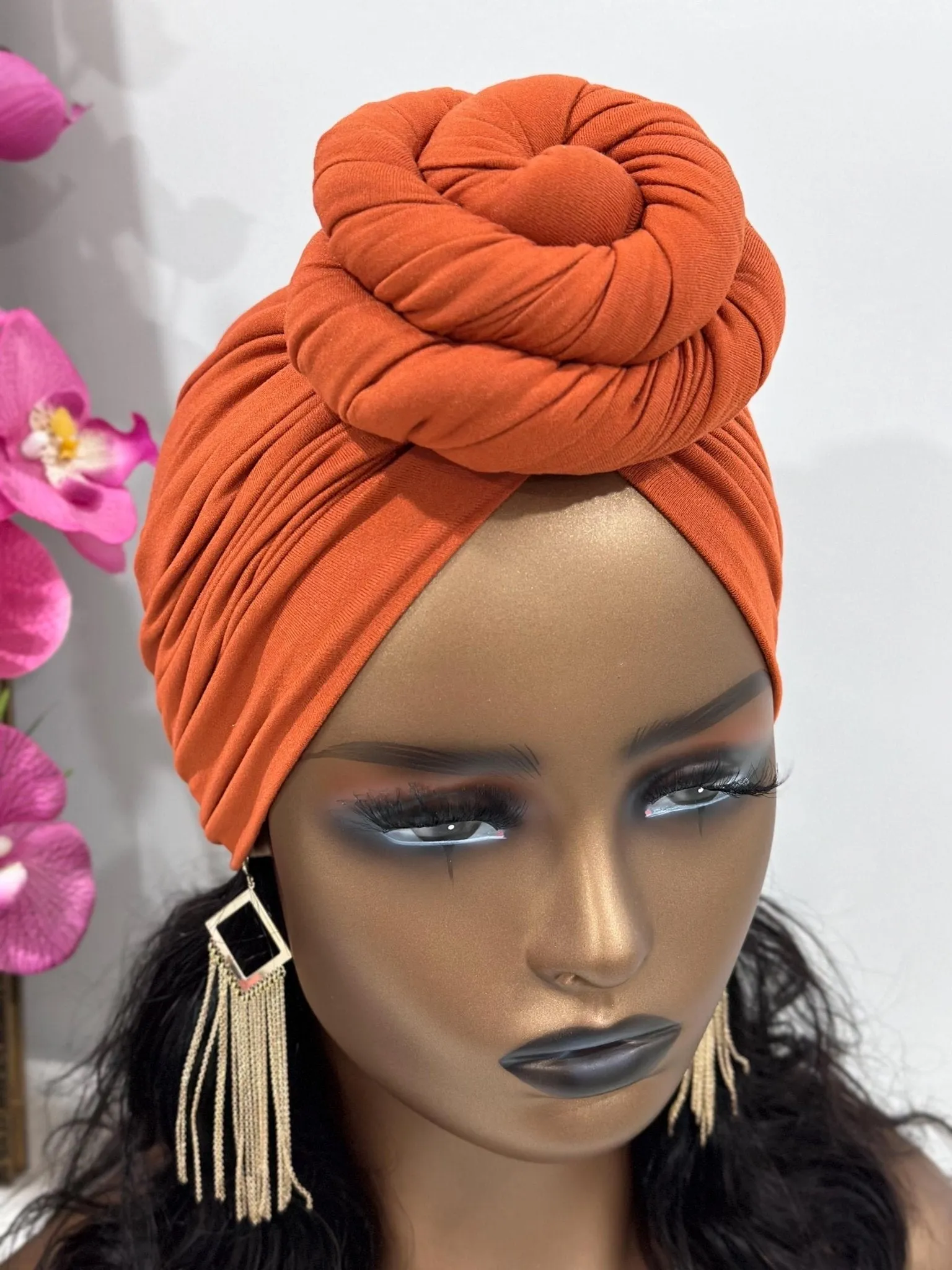 Jeny Pre-Tied Bun Turban