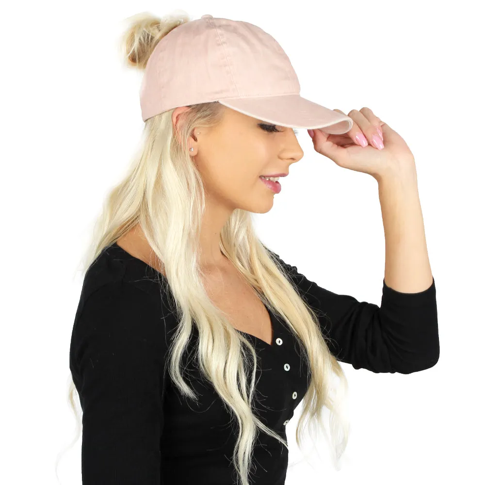 Jessie Pigment Washed Ponyflo® Cap
