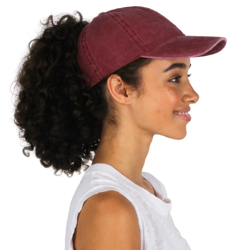 Jessie Pigment Washed Ponyflo® Cap