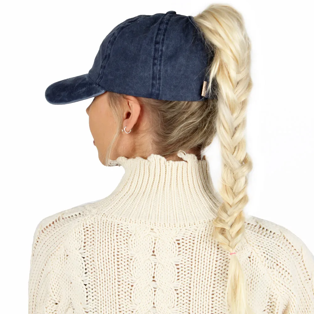 Jessie Pigment Washed Ponyflo® Cap