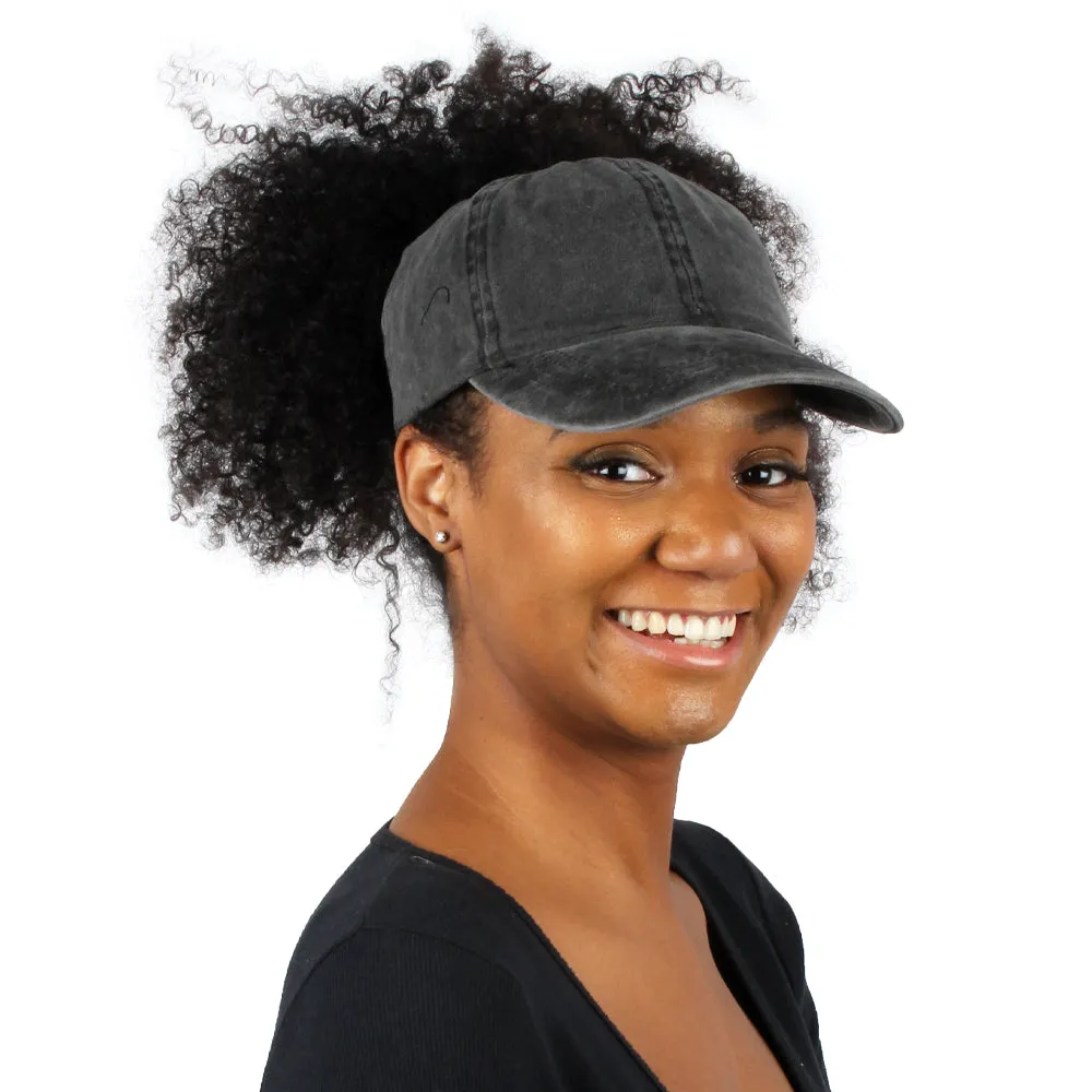 Jessie Pigment Washed Ponyflo® Cap