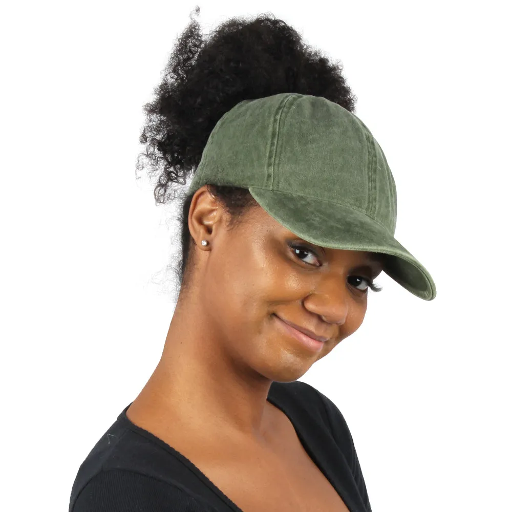Jessie Pigment Washed Ponyflo® Cap
