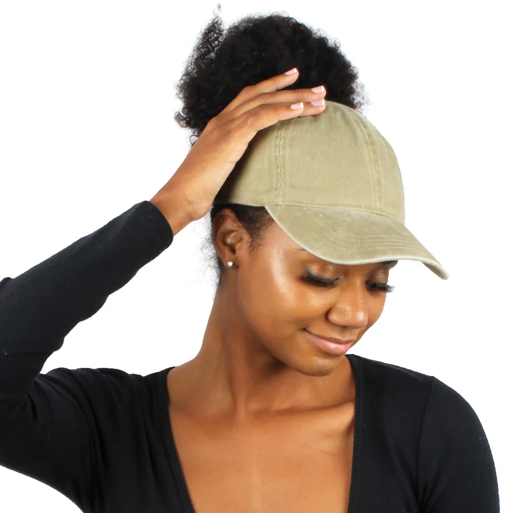Jessie Pigment Washed Ponyflo® Cap