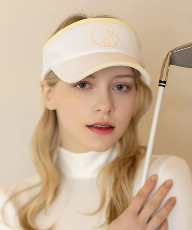 J.Jane Contrast Ribbon Suncap (Yellow)