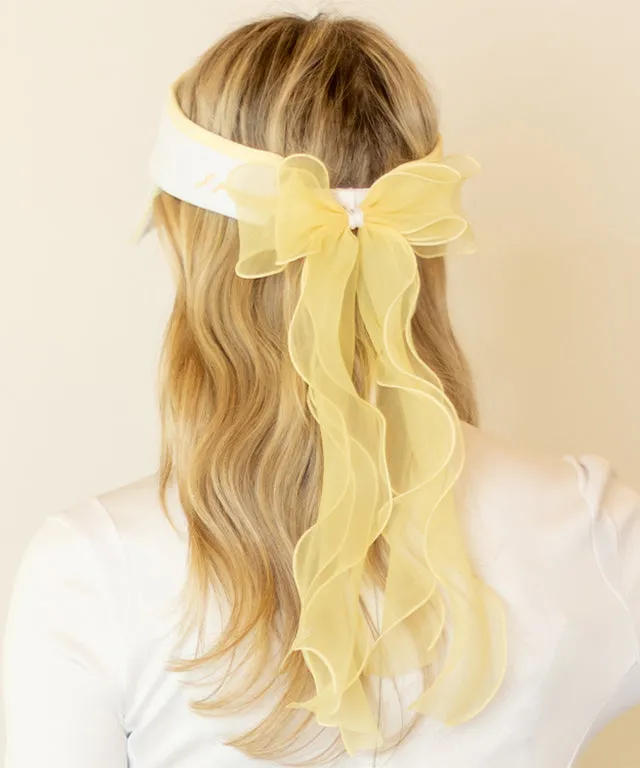 J.Jane Contrast Ribbon Suncap (Yellow)