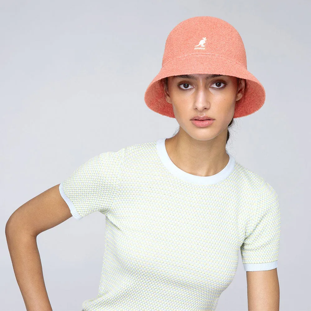 Kangol - Bermuda Casual - Bucket Hat - Peach Pink