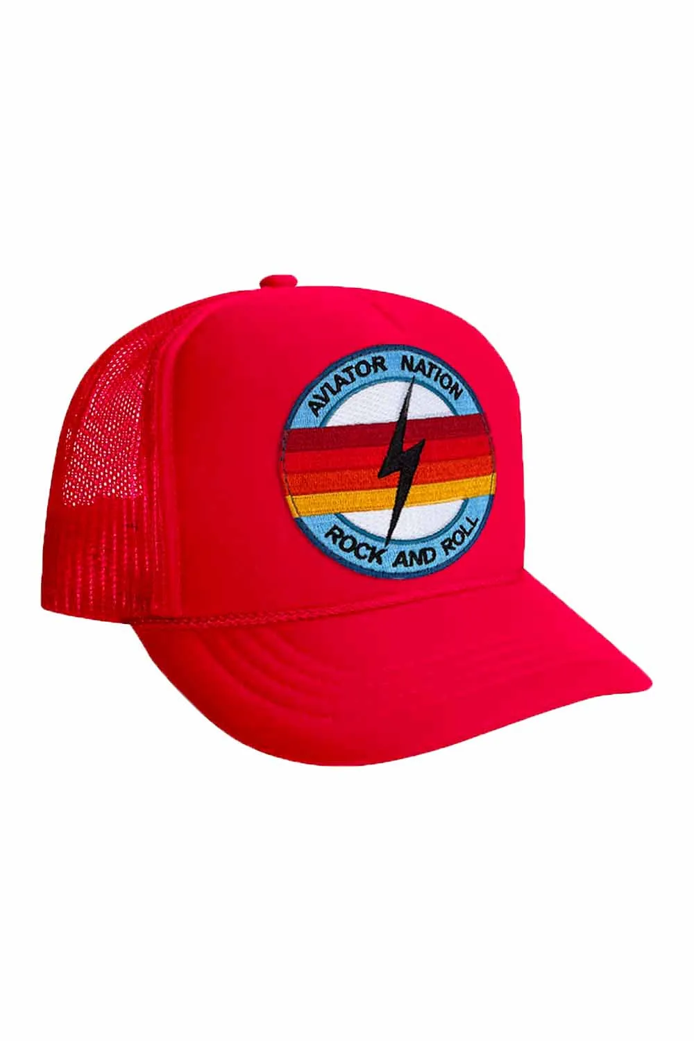 KID'S ROCK AND ROLL BOLT VINTAGE FOAM TRUCKER
