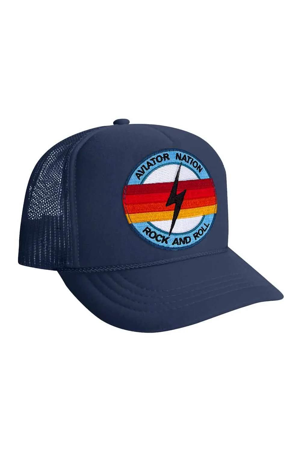 KID'S ROCK AND ROLL BOLT VINTAGE FOAM TRUCKER