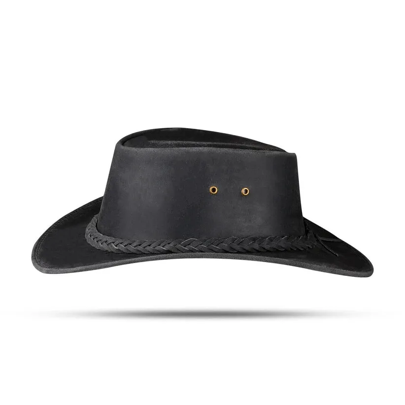 Leather Outback Hat