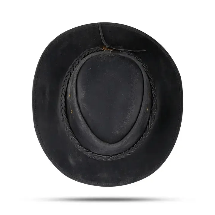 Leather Outback Hat