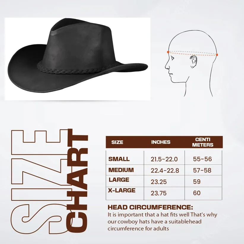 Leather Outback Hat