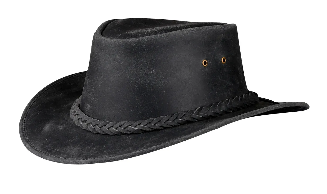 Leather Outback Hat