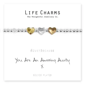 Life Charms Amazing Aunty bracelet