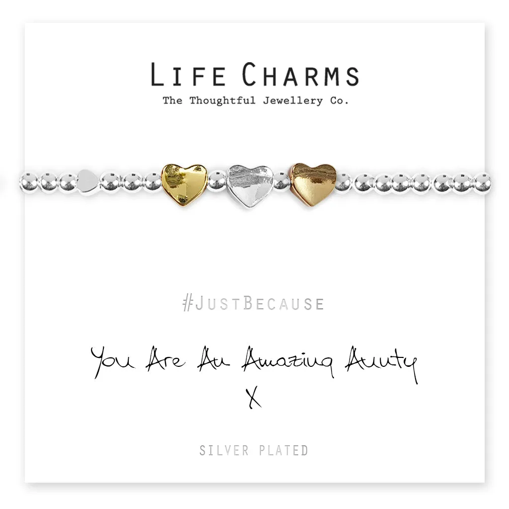 Life Charms Amazing Aunty bracelet