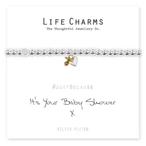 Life Charms It's your baby shower bracelet