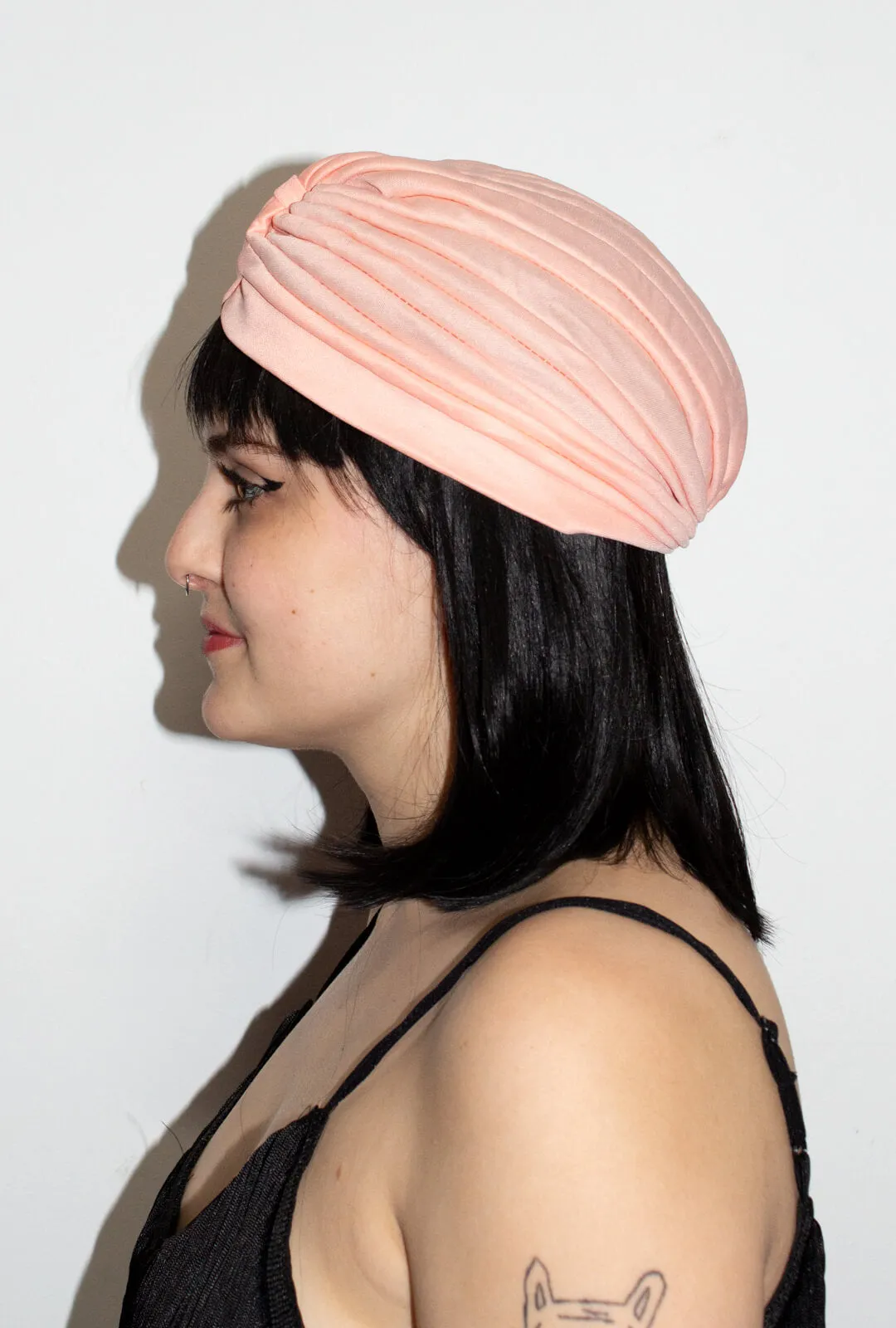 Light Peach Turban