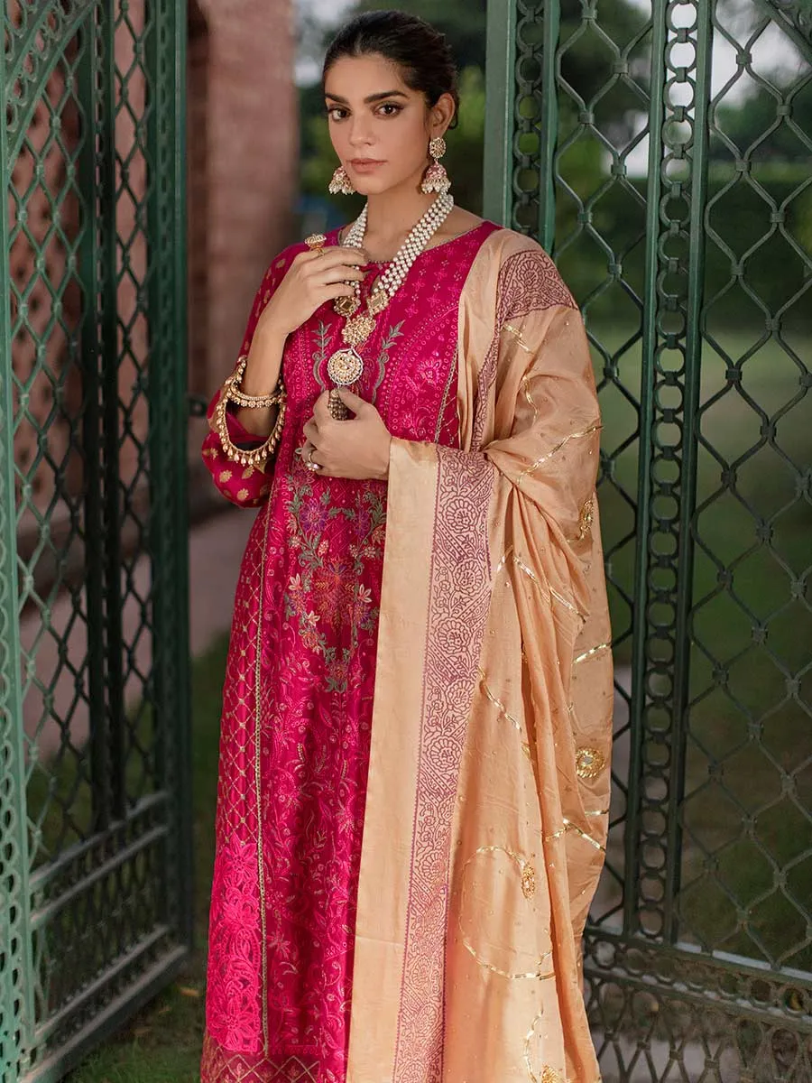 Luxury Edit Winter '22 D#2A | RajBari Fall/Winter Unstitched Luxury Collection 2022 | Unstitched Embroidered Chikankari Suits
