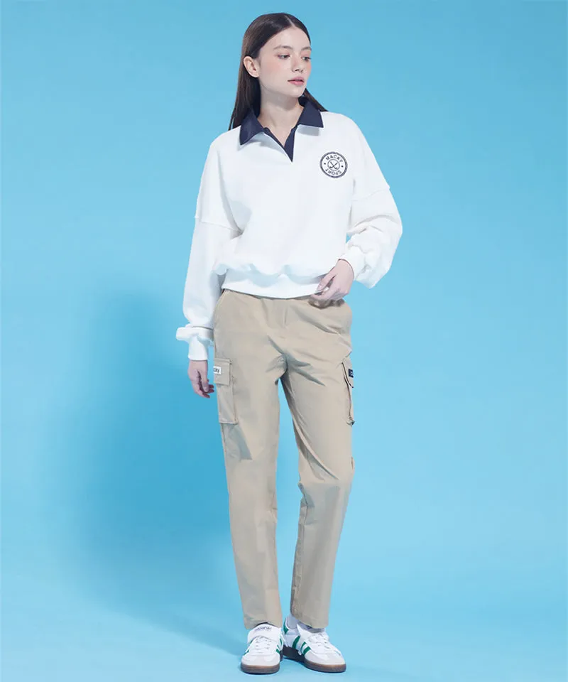 MACKY Golf: Macky Sports Sweatshirt - White