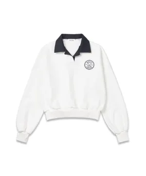 MACKY Golf: Macky Sports Sweatshirt - White
