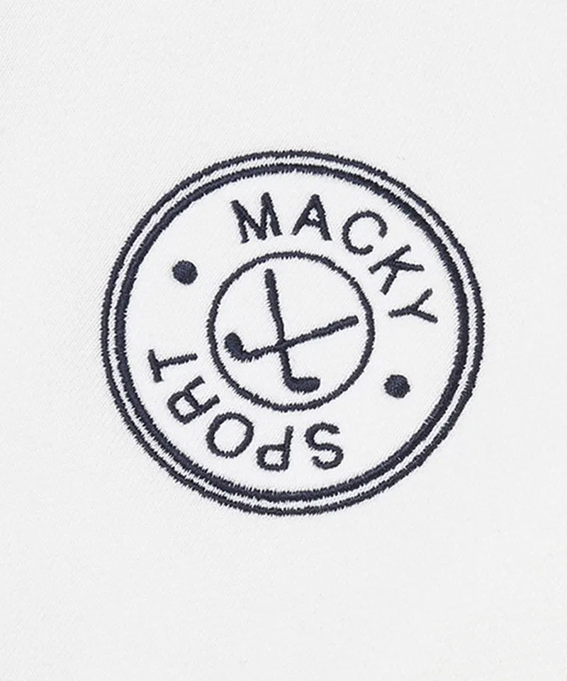 MACKY Golf: Macky Sports Sweatshirt - White