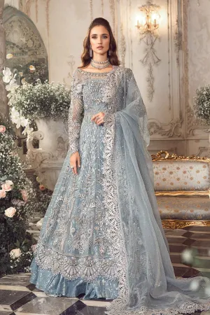 Maria B Mbroidered Collection '23 | Ice Blue BD-2702