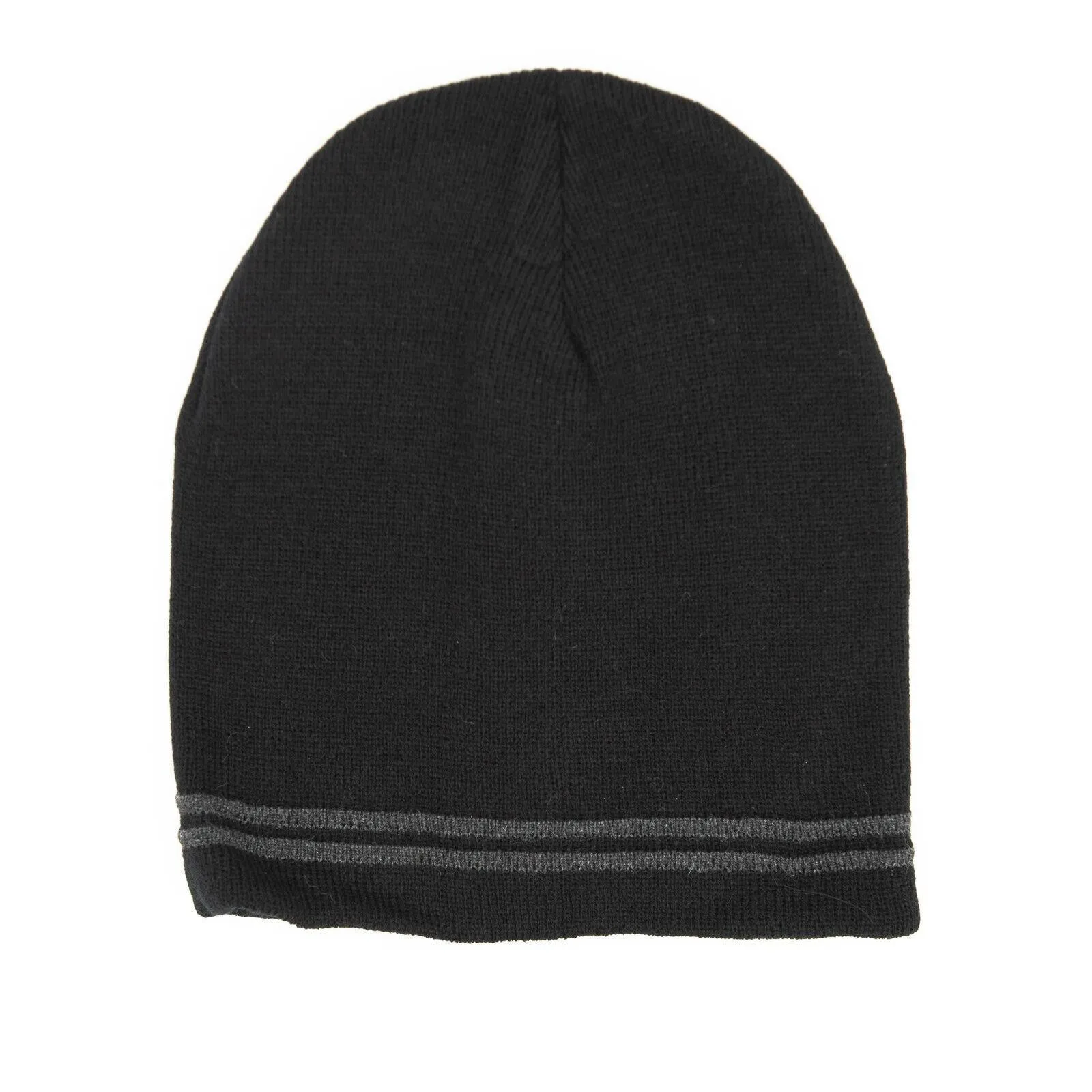 Men Warm Hat Beanie Cap Winter Knit Ski Plain Cuff Mens Slouchy Hats AU Stock