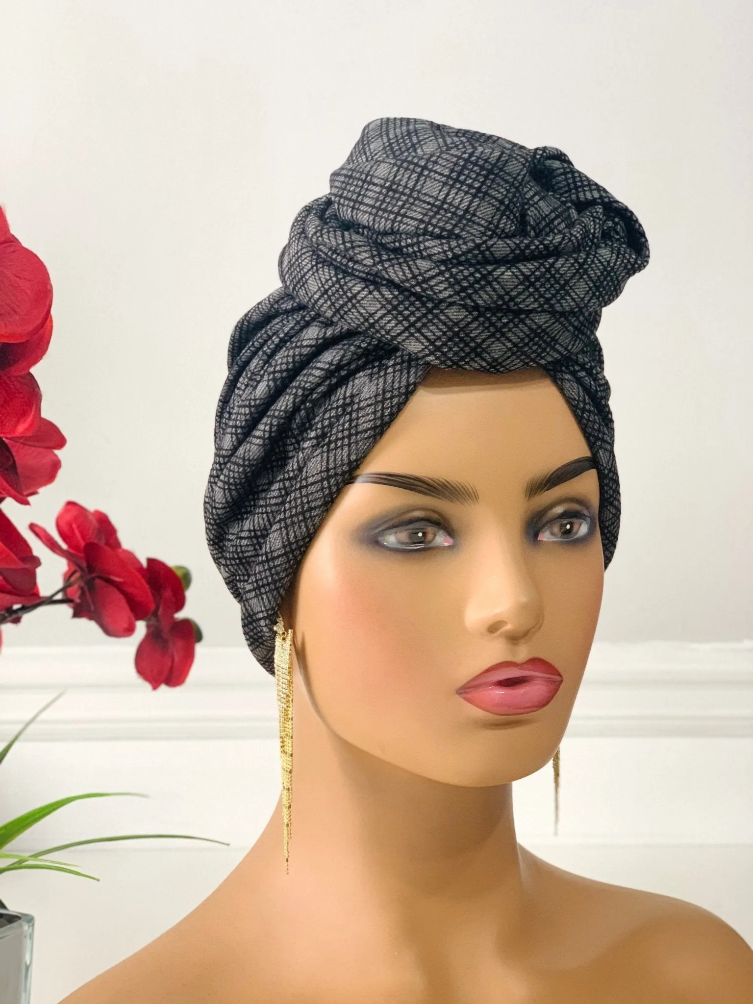Meyiwa Flower-Design Turban