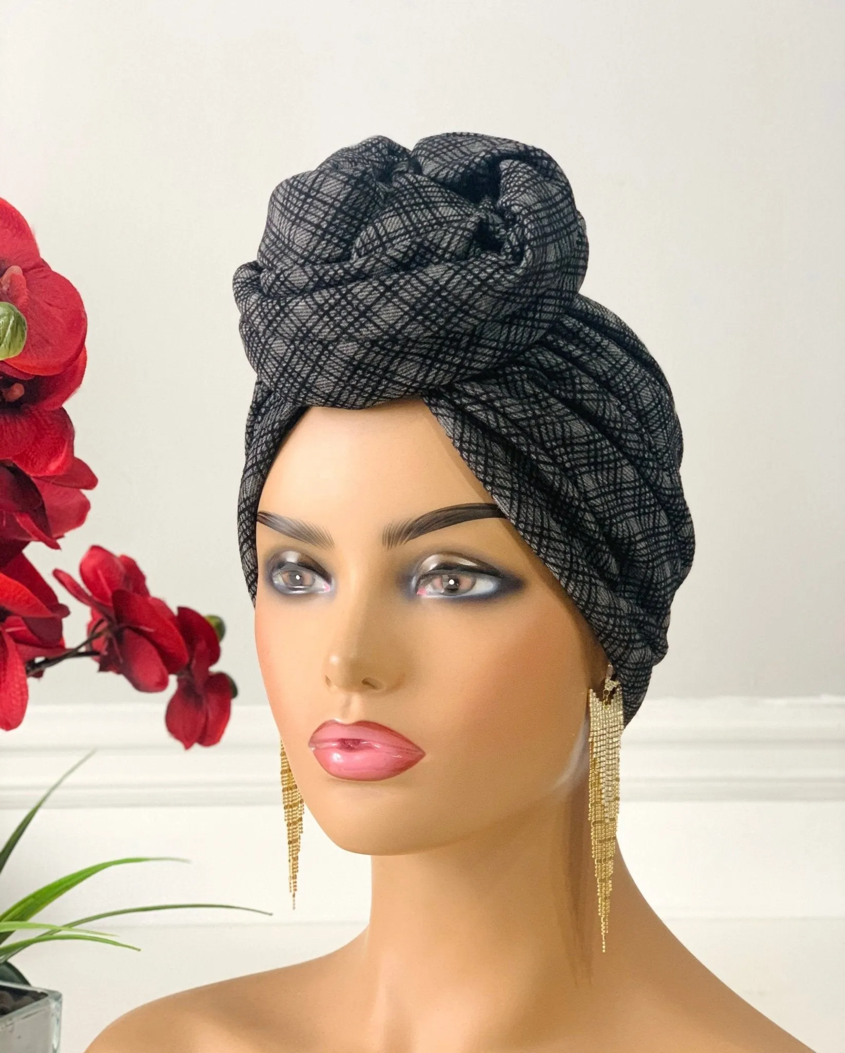 Meyiwa Flower-Design Turban