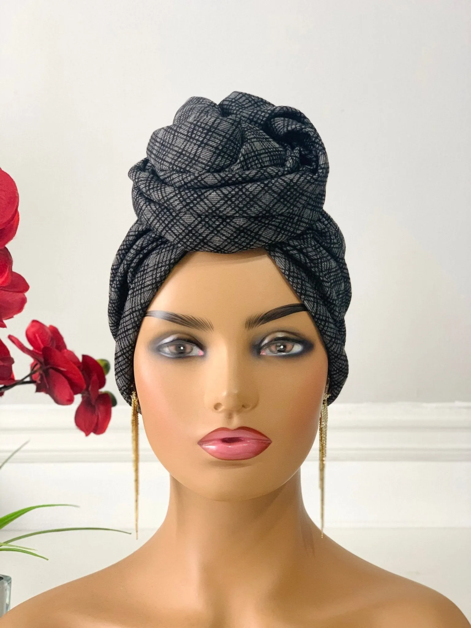 Meyiwa Flower-Design Turban
