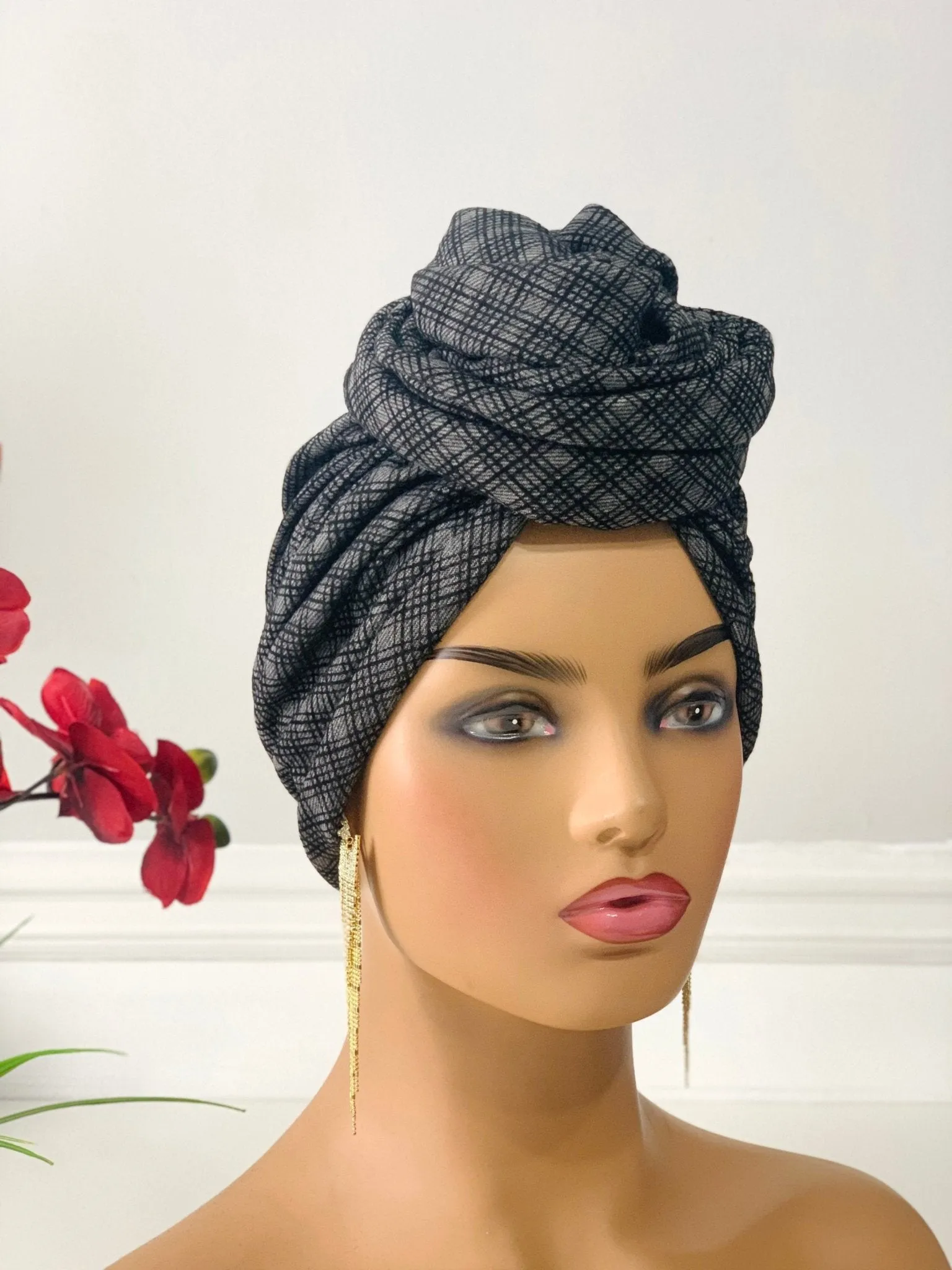 Meyiwa Flower-Design Turban