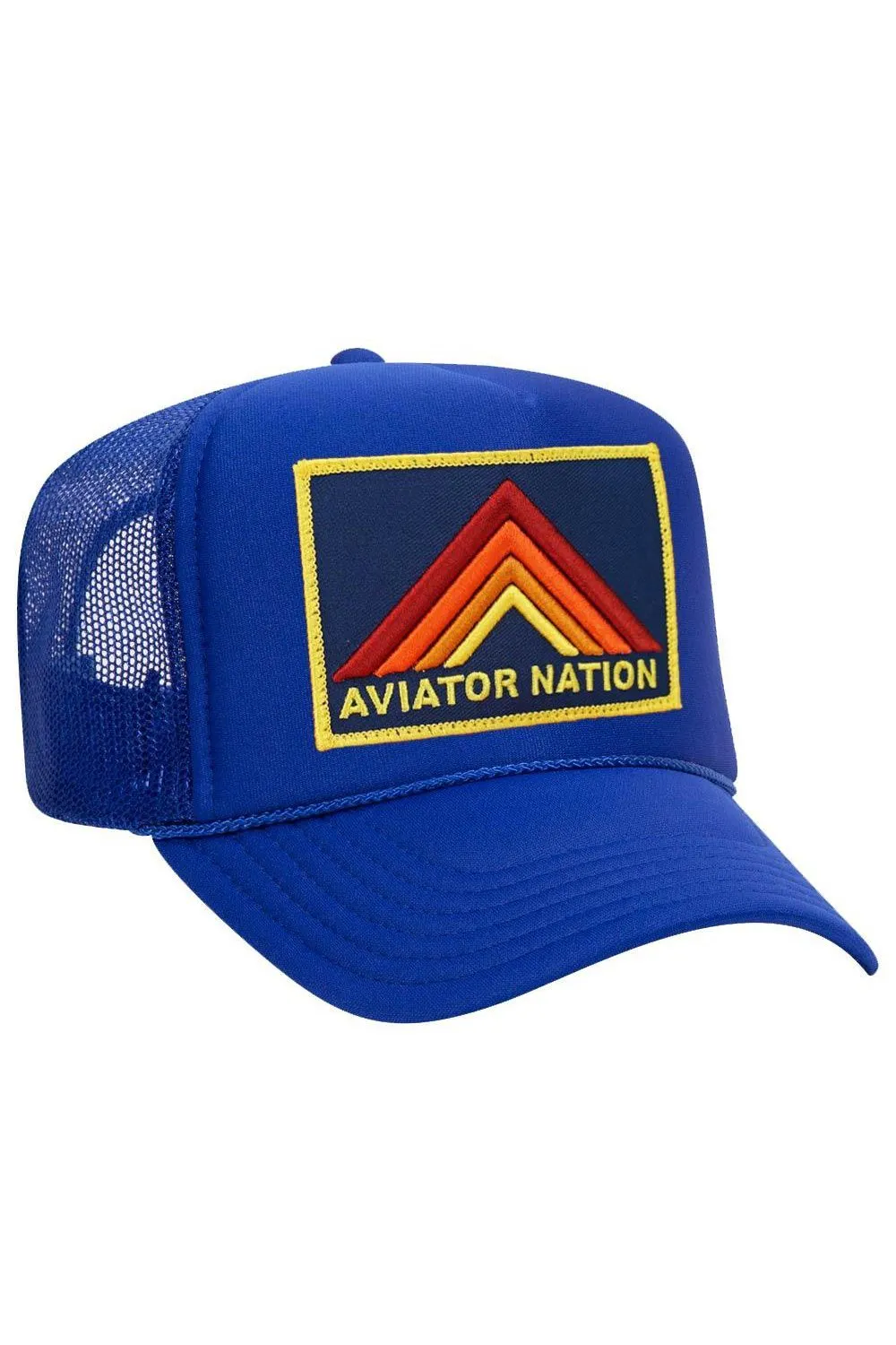 MOUNTAIN STRIPE VINTAGE TRUCKER HAT