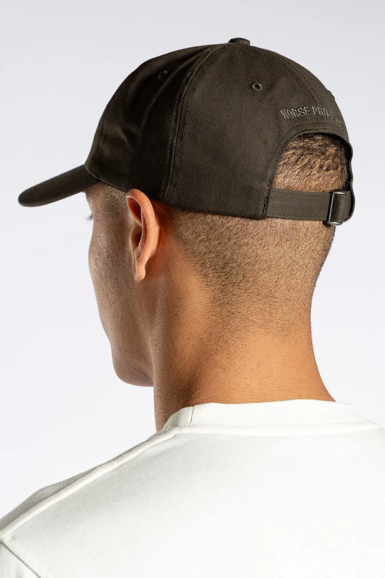 Norse Projects Twill Sports Cap Beech Green