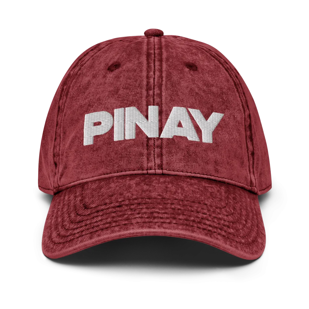 Pinay Vintage Cotton Twill Cap