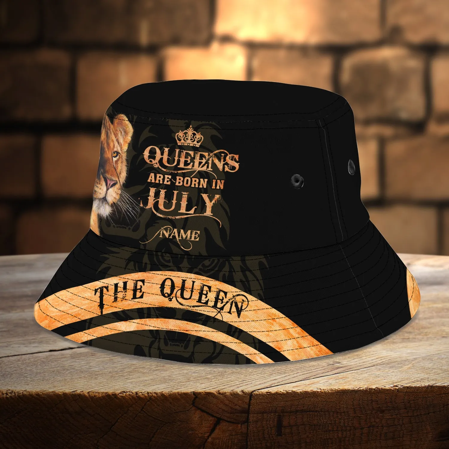 Queens Are Born In July - Custom Bucket Hat