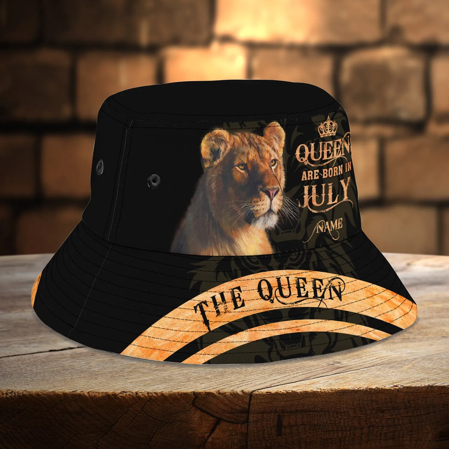 Queens Are Born In July - Custom Bucket Hat