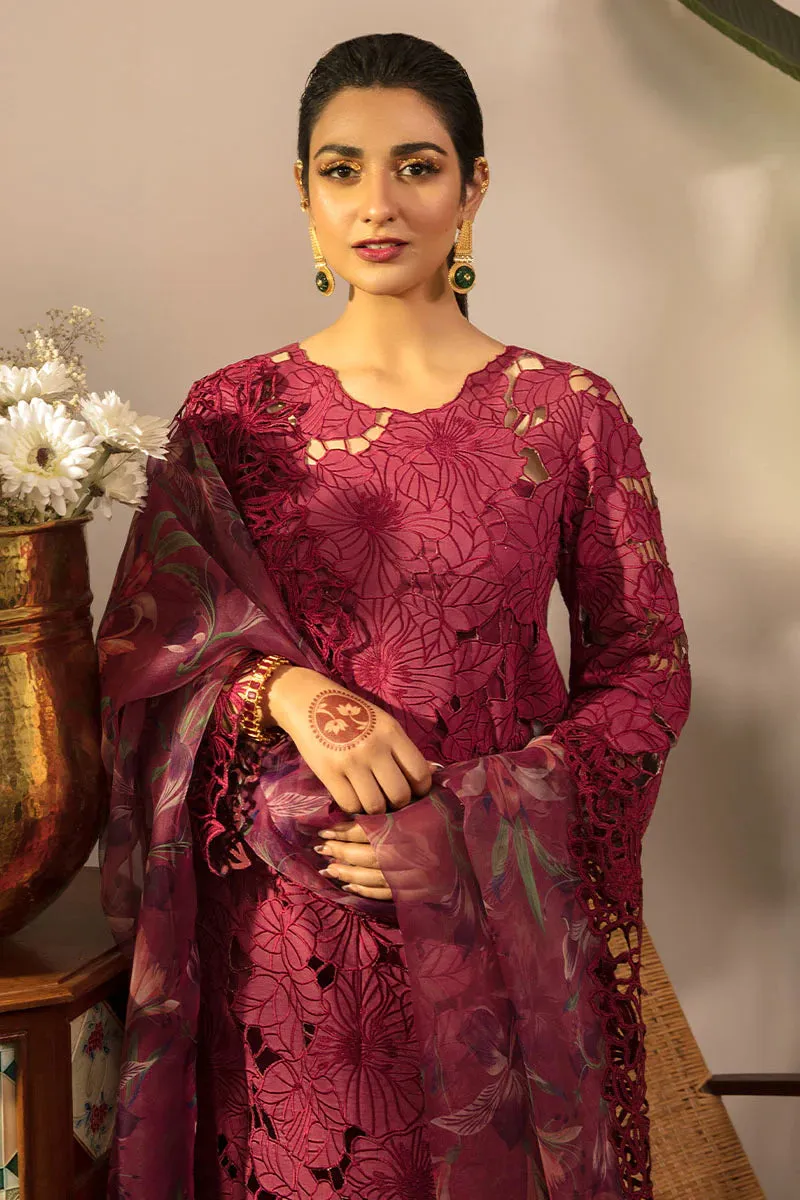 Rang Rasiya Rehmat Luxury Lawn Lazer Cut Style Aysel 08