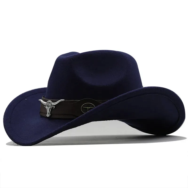 Red Wool Western Cowboy Hat