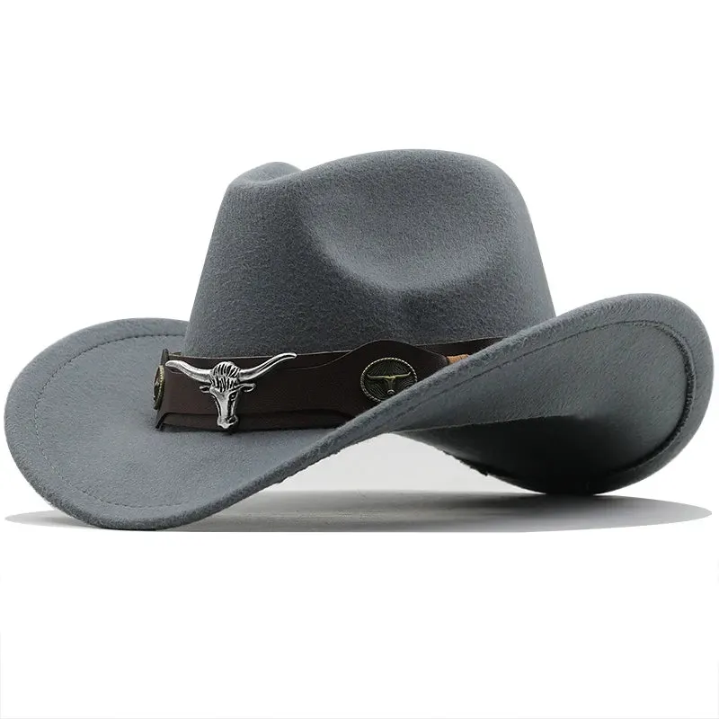 Red Wool Western Cowboy Hat